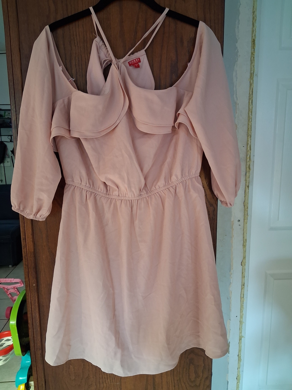 Guess Blush Pink Spaghetti Strap Top